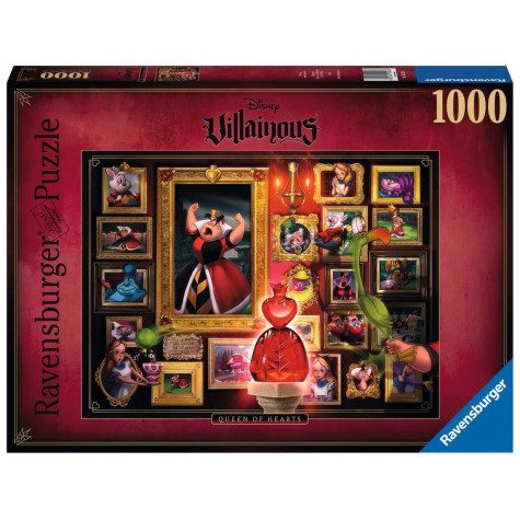 RAVENSBURGER Puzzle Villainous: Srdcová královna 1000 dílků ~ 1