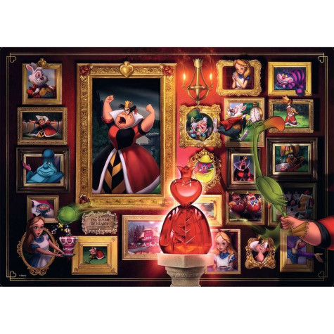 RAVENSBURGER Puzzle Villainous: Srdcová královna 1000 dílků ~ 2