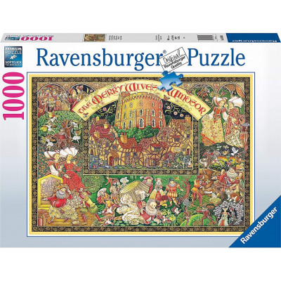 RAVENSBURGER Puzzle Veselé paničky windsorské 1000 dílků