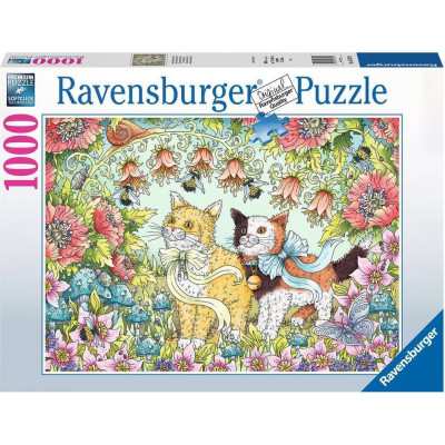 RAVENSBURGER Puzzle Kočičí přátelství 1000 dílků