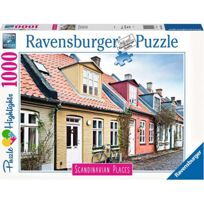 RAVENSBURGER Puzzle Domy v Aarhusu 1000 dílků