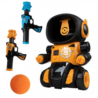 Kruzzel 21833 Střílecí hra Robot - oranžový