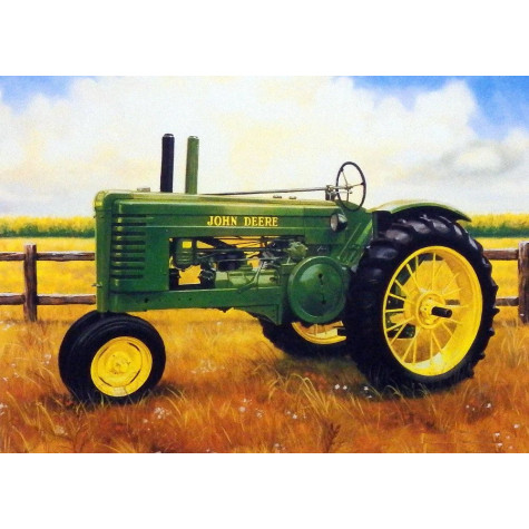 Norimpex Diamantový obrázek malování 30x40cm - Traktor John Deere ~ 2