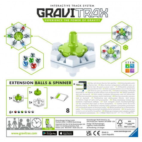 RAVENSBURGER GraviTrax Kuličky a Centrifuga ~ 4