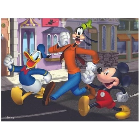 Dino Dřevěné licenční kostky 12 ks - Mickey Mouse ~ 2