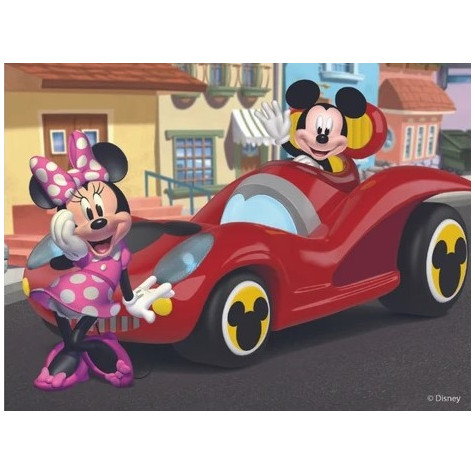 Dino Dřevěné licenční kostky 12 ks - Mickey Mouse ~ 3