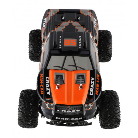 Auto RC terénní oranžové 39cm plast 2,4GHz na baterie + dobíjecí pack ~ 8